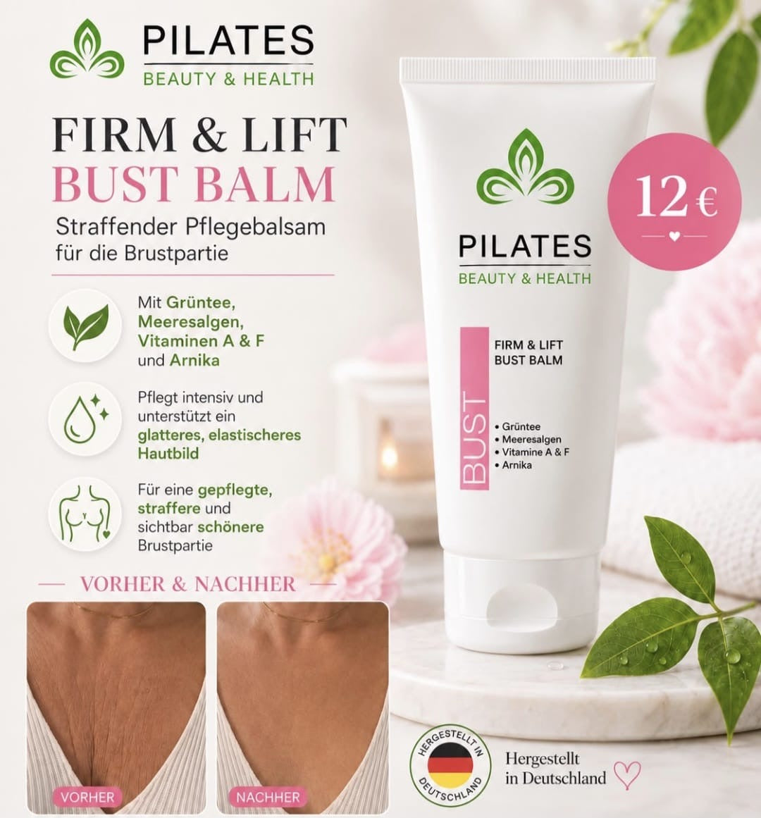 PILATES Firm & Lift, Bust Balm