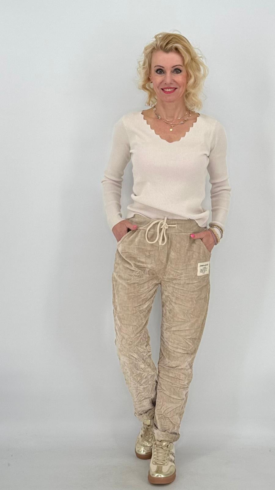 Feinripp Pullover, creme, pink, rot, braun, schwarz, bordo