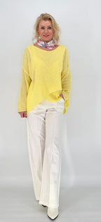 Pullover "Candy" gelb