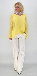 Pullover "Candy" gelb