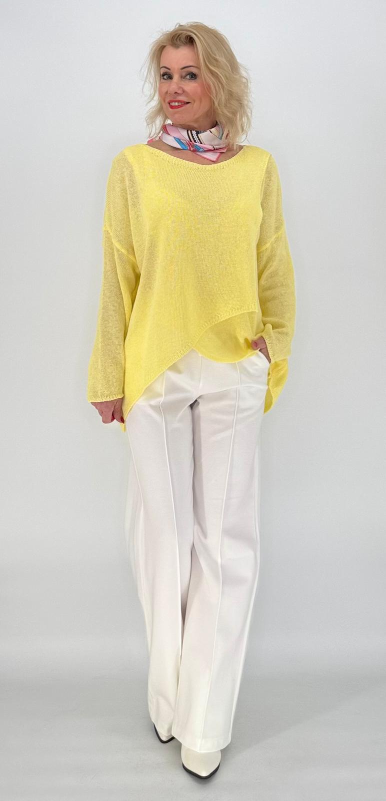 Pullover "Candy" gelb