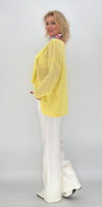 Pullover "Candy" gelb