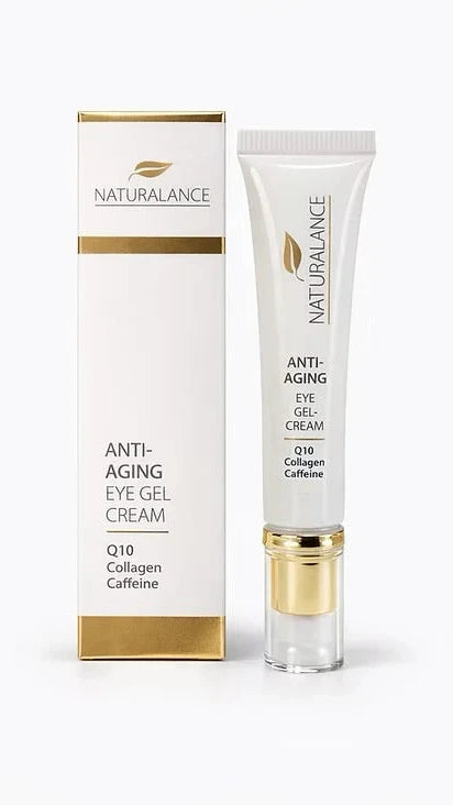 Naturalance Anti-Aging Eye Gel Cream mit Q10, Kollagen & Koffein