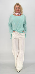 Pullover "Candy" mint