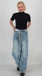 Wide - Leg Jeans - By Elena FashionBy Elena Fashion