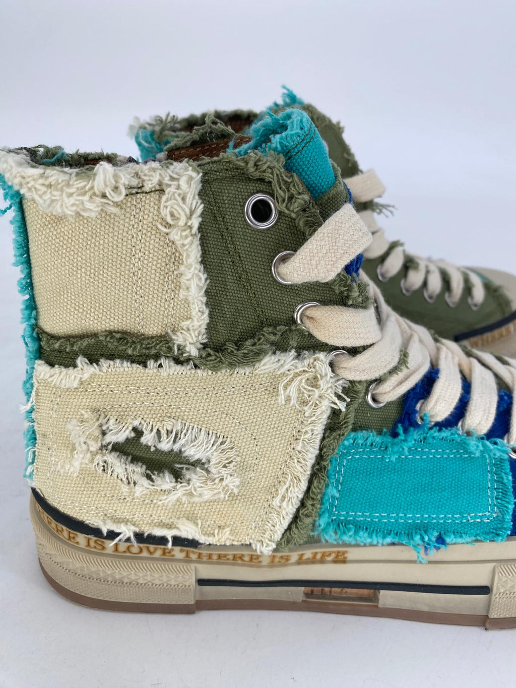 Sneaker Rebecca White Y51-1-B.V2 blau/grün