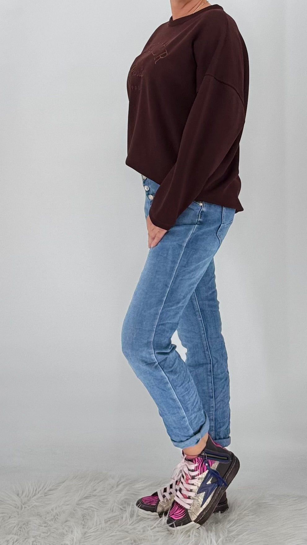 Jeans mit Knöpfchen, K2901
