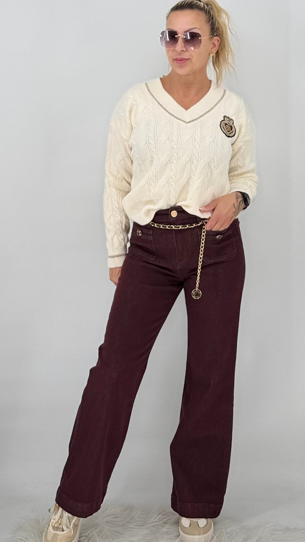 Zac&Zoe Jeans, bordo