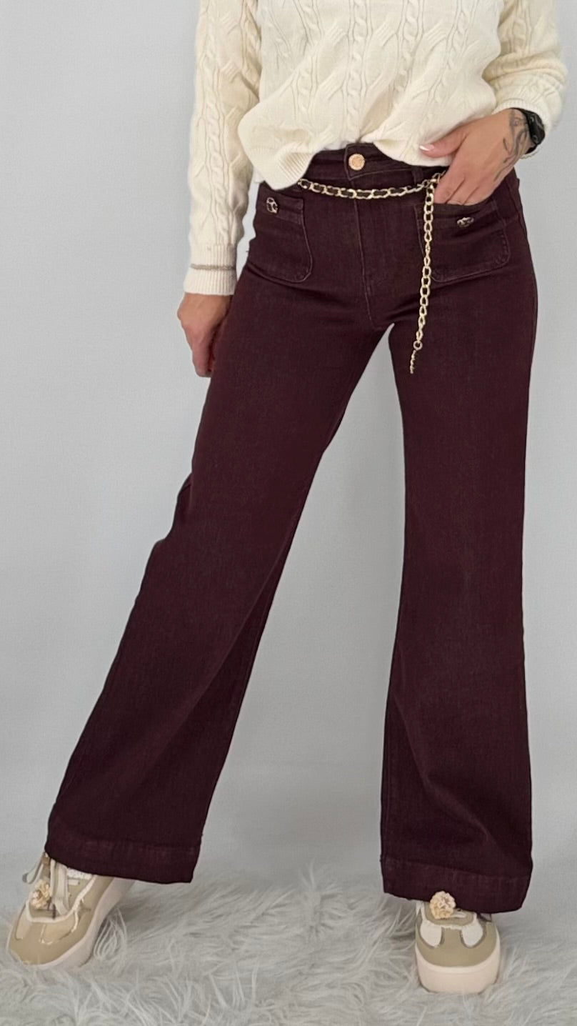 Zac&Zoe Jeans, bordo