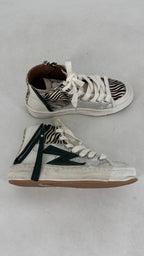 High-Top-Sneaker, Rebecca White, Leder