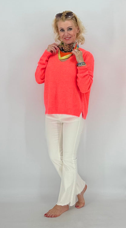 Pullover ESViViD Baby Alpaca, orange