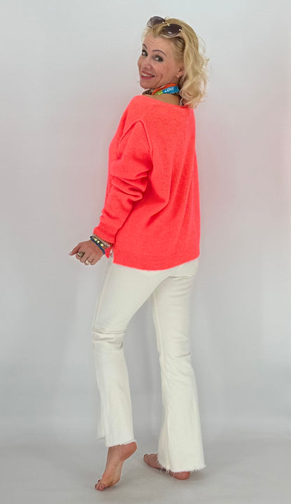 Pullover ESViViD Baby Alpaca, orange