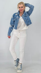 Hose MC, grau, rosa, mint