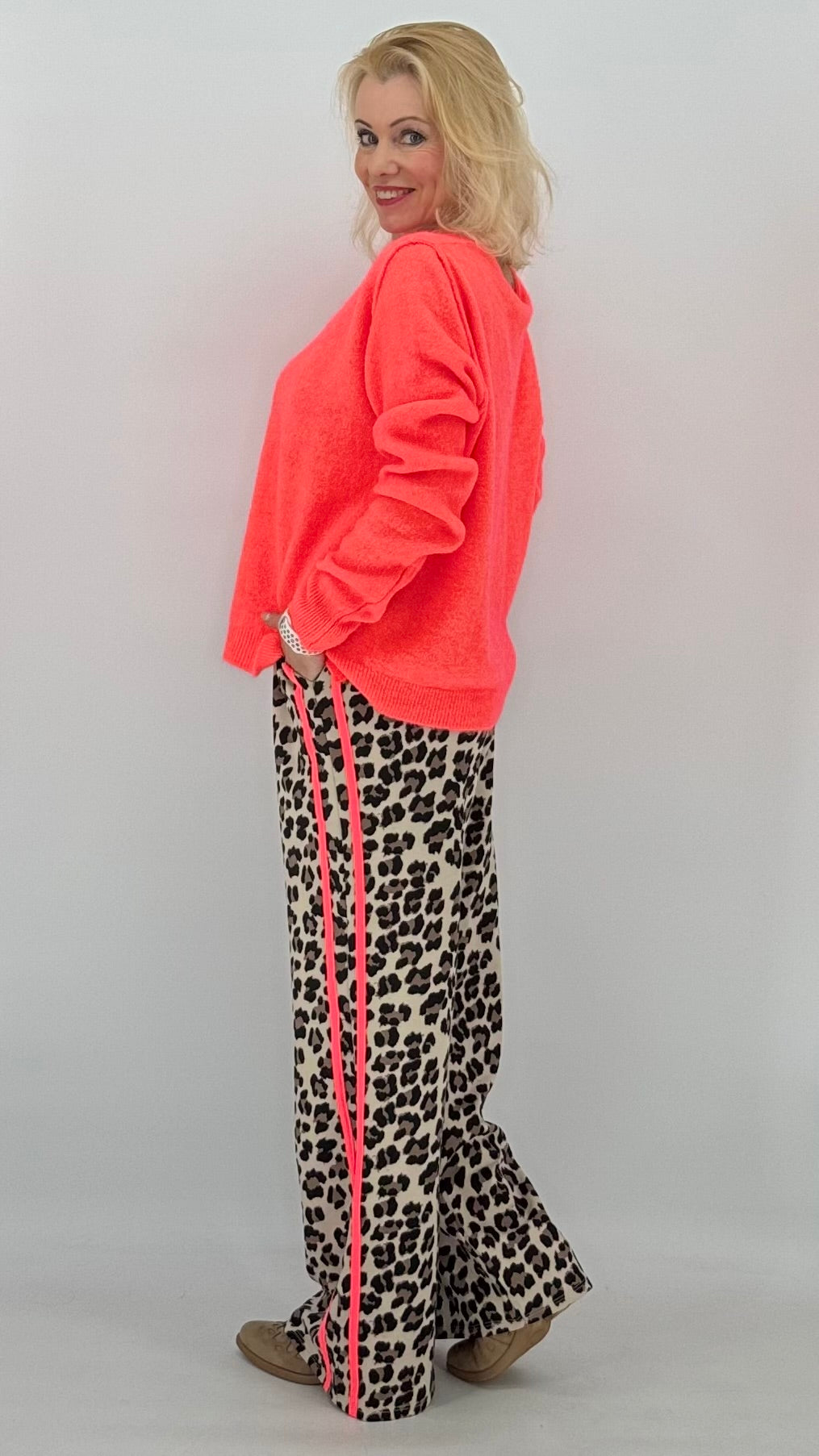 Leo Hose, beige leo