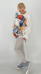 Shirt "Snoopy", weiß, pink