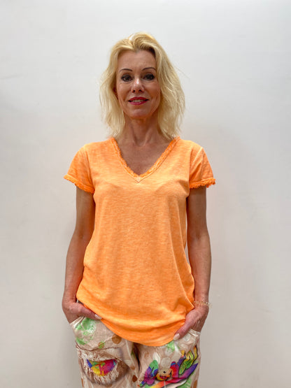 T-Shirt 100% Cotton orange