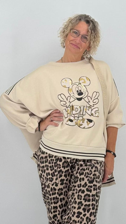 Sweatshirt, "Mickey Hiding"