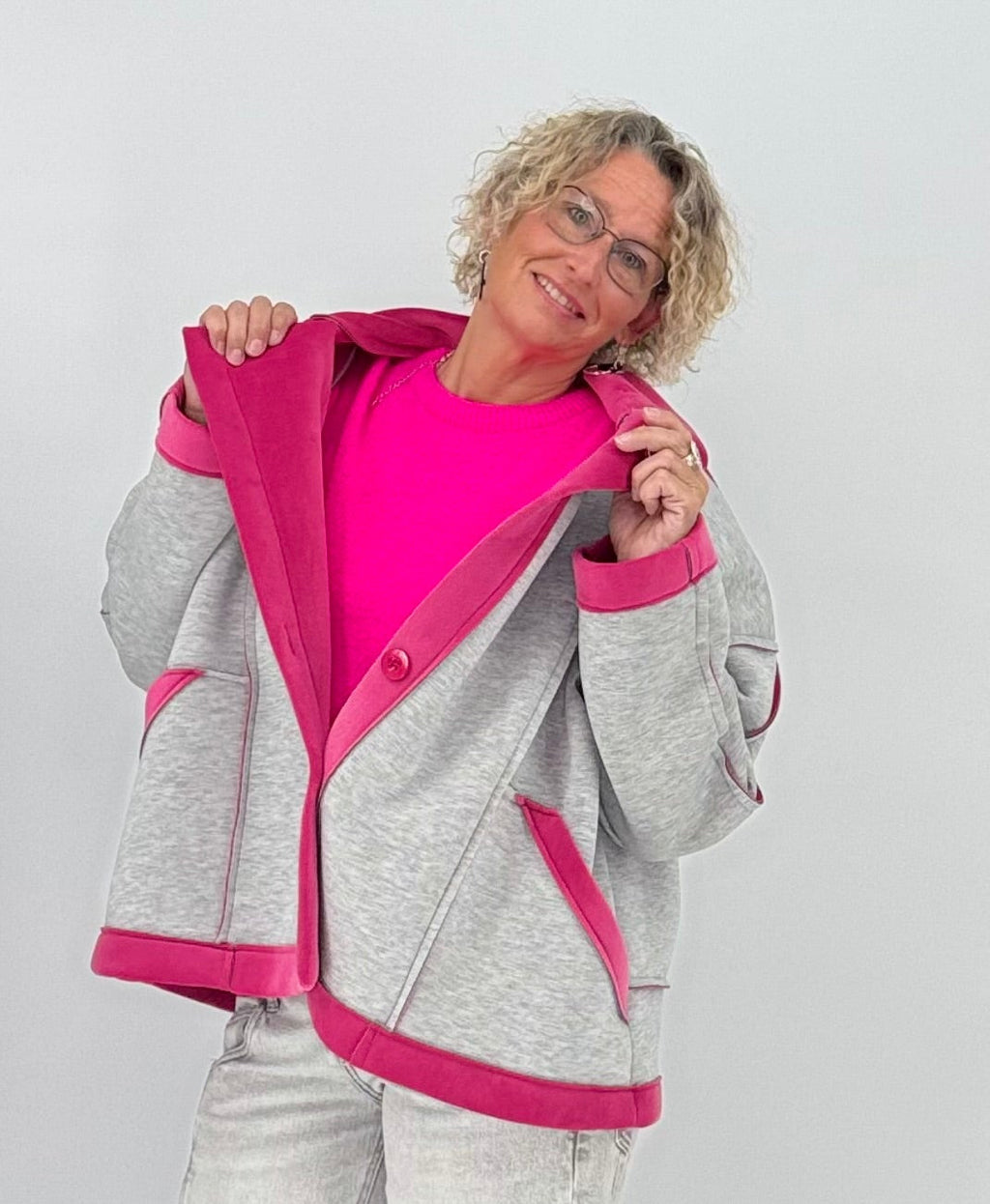 Jacke "City Style", orange, pink, braun, beige