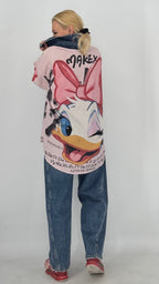 Oversize-Bluse „Daisy“ in Rosa