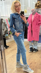 Jeans Jacke "light Denim", blau - By Elena FashionBy Elena Fashion