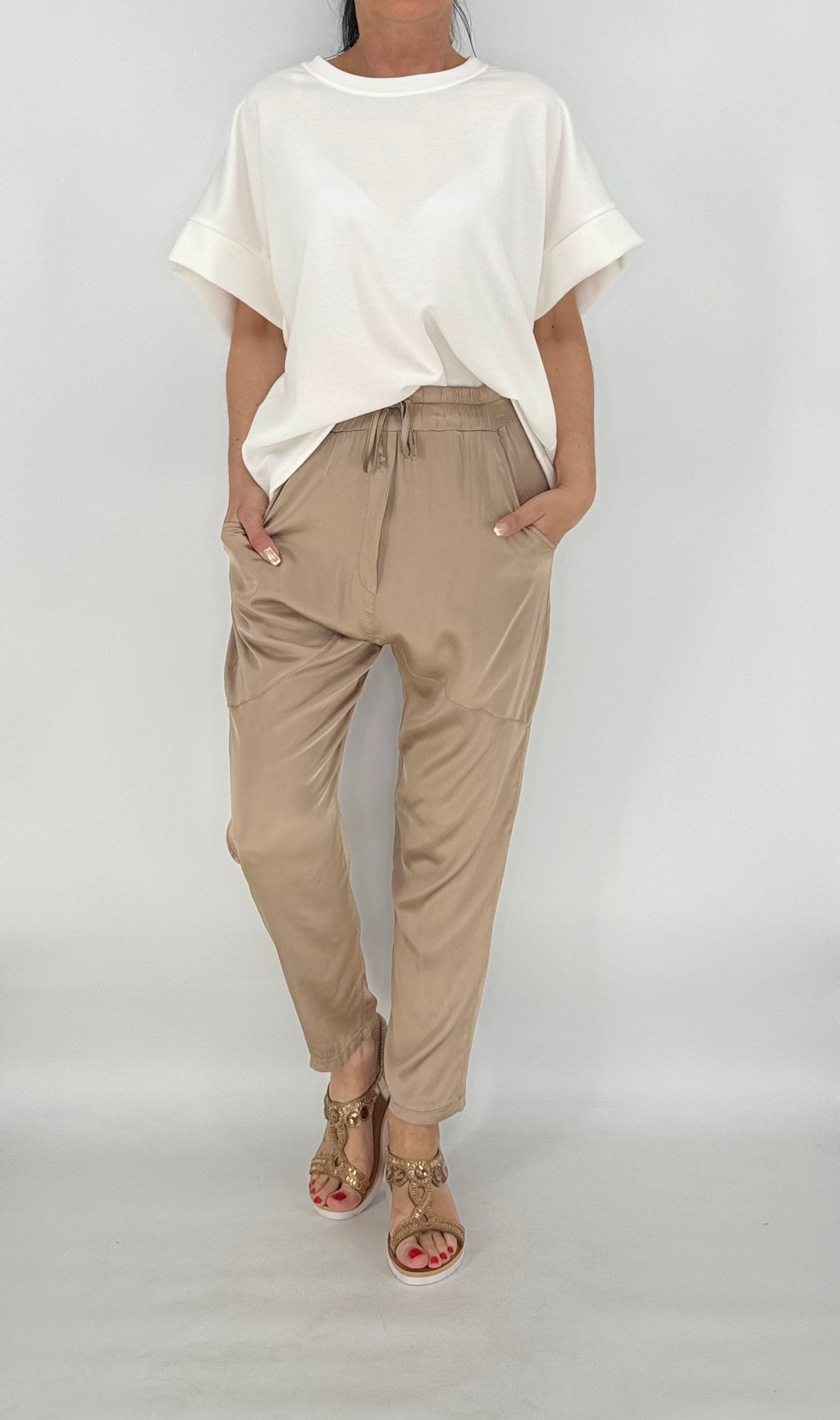 Hose NÜ beige 8200-10