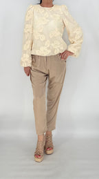 Hose NÜ beige 8200-10