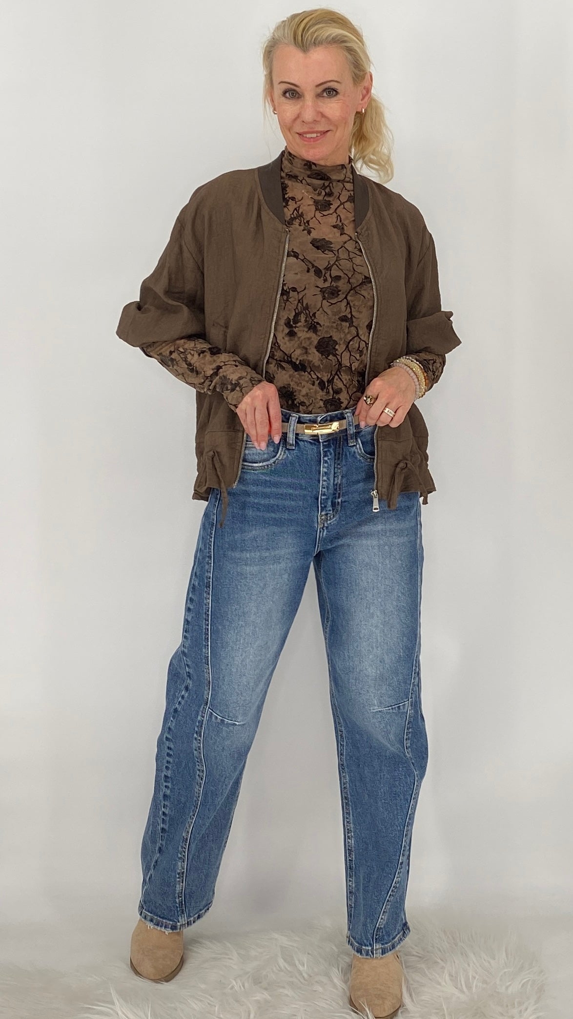 Balloon-Jeans, Barrel-Leg-Variante