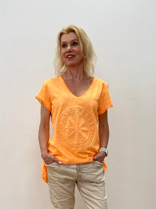 T-Shirt "Norde Rney" 100 % Cotton orange