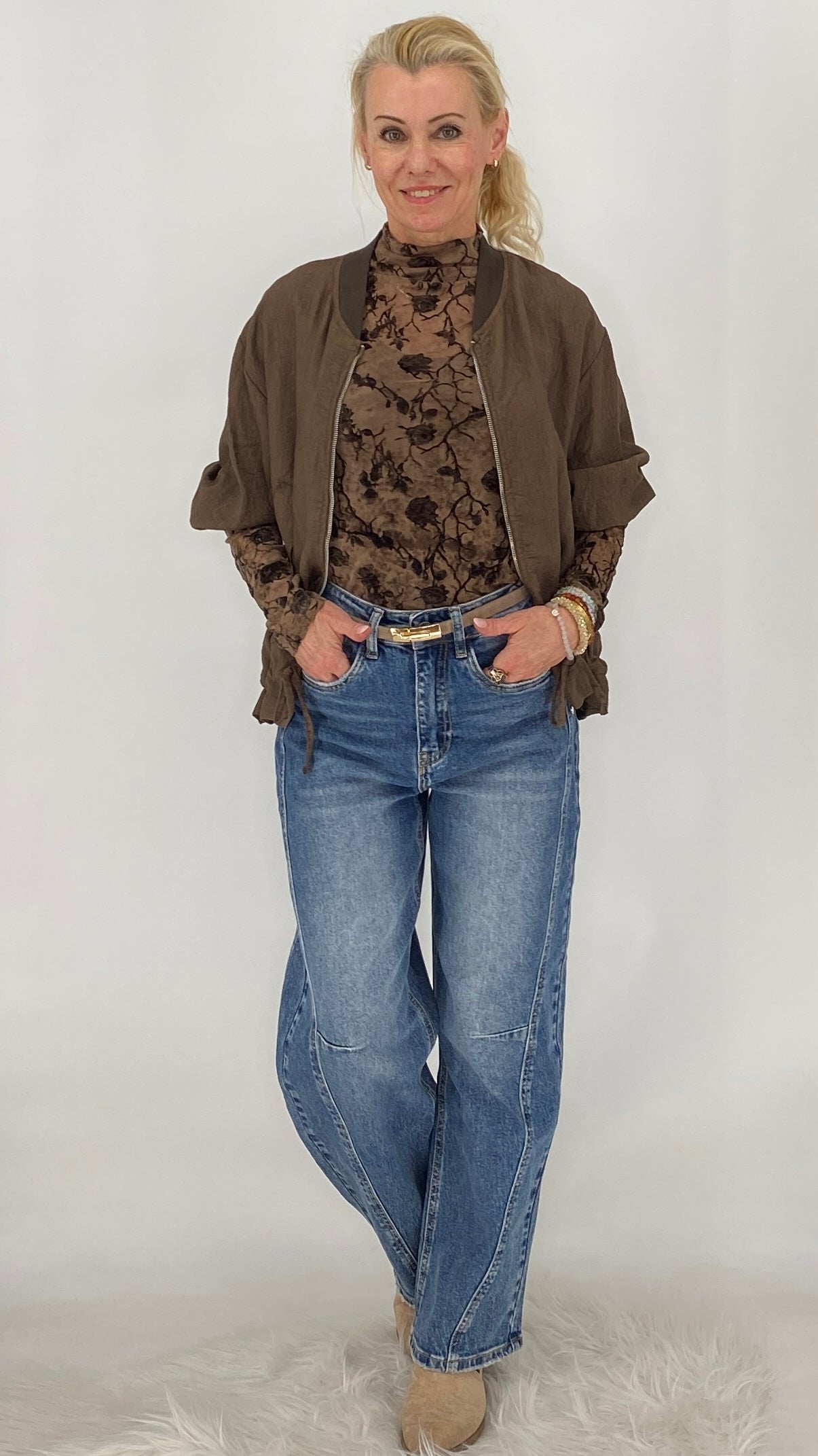 Balloon-Jeans, Barrel-Leg-Variante