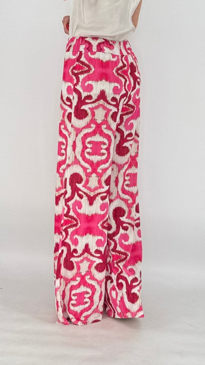 Hose creme/pink