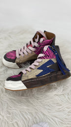 Zebra Glam Sneaker, Rebecca White, Leder