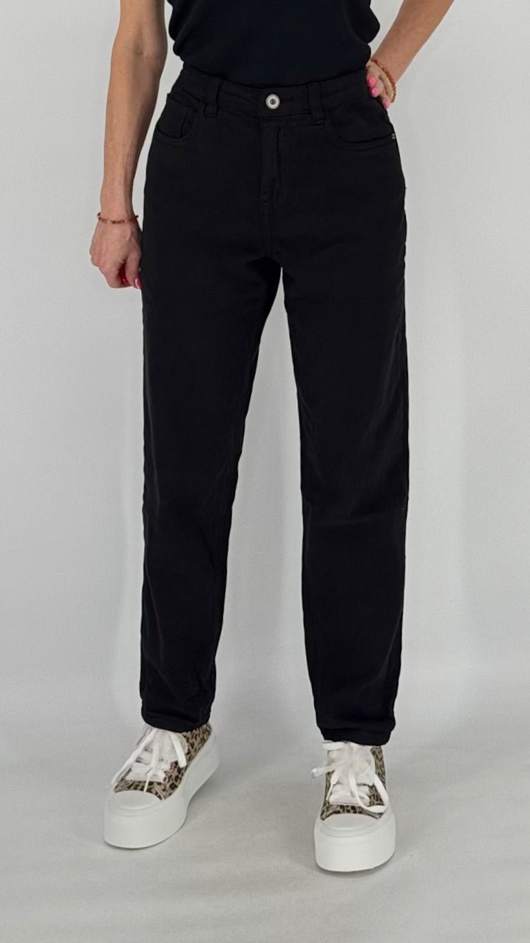 Ballon-Jeans ESViViD, schwarz