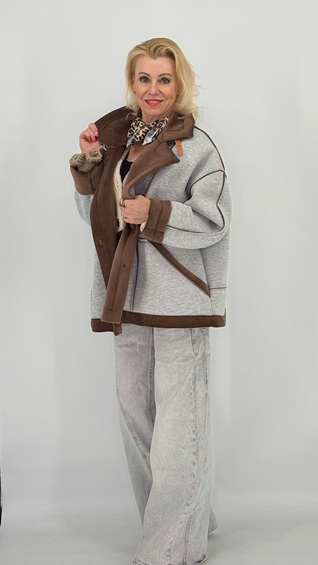 Jacke "City Style", orange, pink, braun, beige