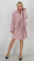Jacke mit Details, rosa - By Elena FashionBy Elena Fashion