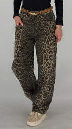 Leo-Hose im lässigen Wide-Leg-Schnitt