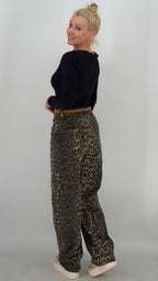 Leo-Hose im lässigen Wide-Leg-Schnitt