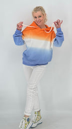 ESViViD Hoodie orange/weiß/blau - By Elena FashionBy Elena Fashion
