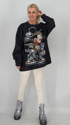 Oversize Sweatshirt „Maus 49“ – lässiger Statement-Look