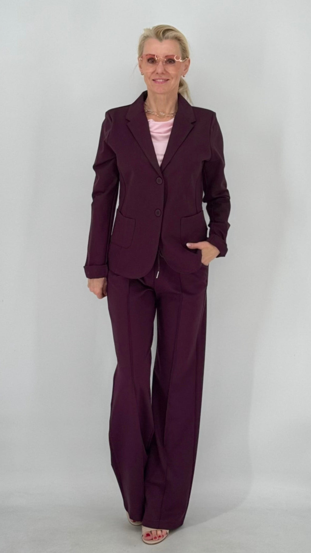 ESViViD Blazer in bordeaux