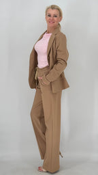 ESViViD Hose mit genähter Bügelfalte, camel