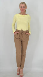 Basic langarm Shirt, schwarz, rot, gelb, rosa, mint
