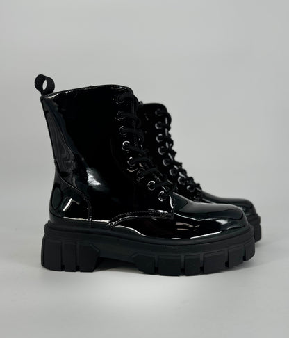 Boots schwarz lack DES901M