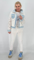 Jacke aus Spitze und Denim - By Elena FashionBy Elena Fashion