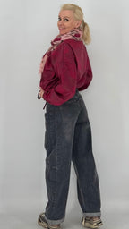 Lässige Wide-Leg Jeans im Vintage-Look