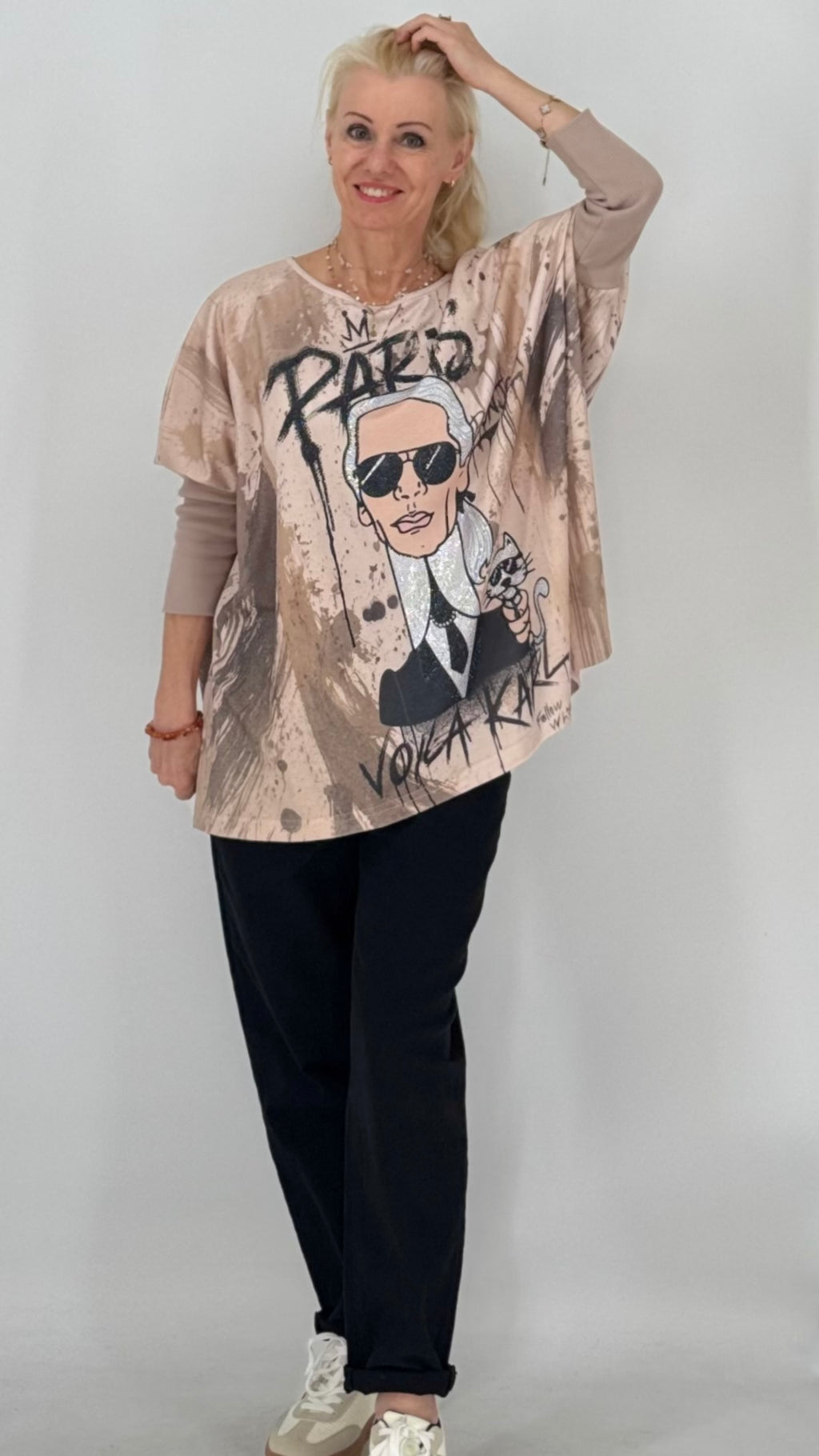 Statement-Shirt „Paris Vogue“