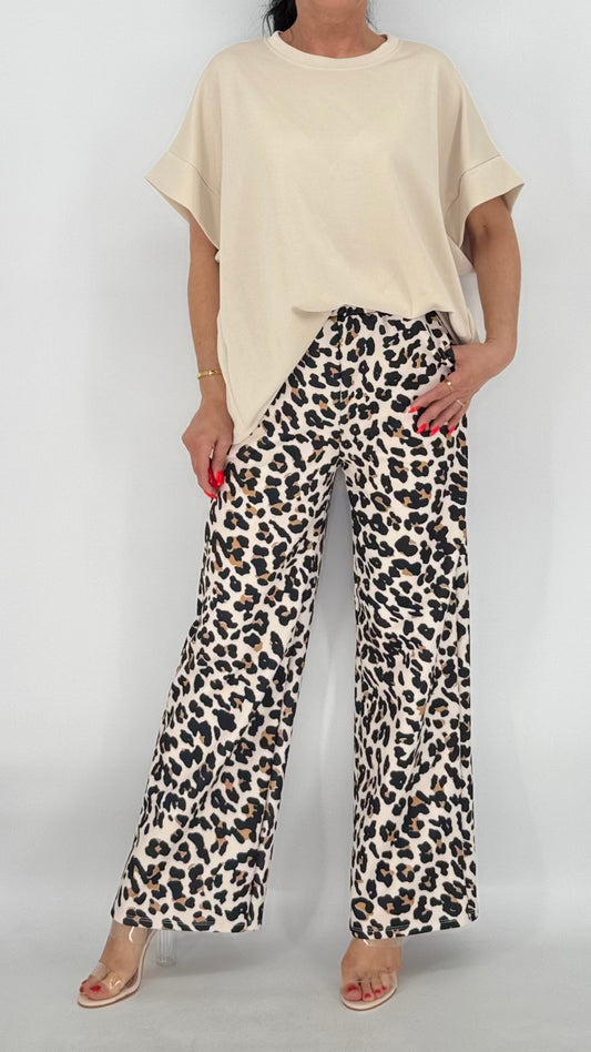 Shirt oversized, beige
