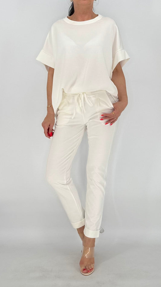 Shirt oversized, weiß