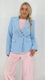 Blazer blau mit Designer Knöpfen (Kopie)