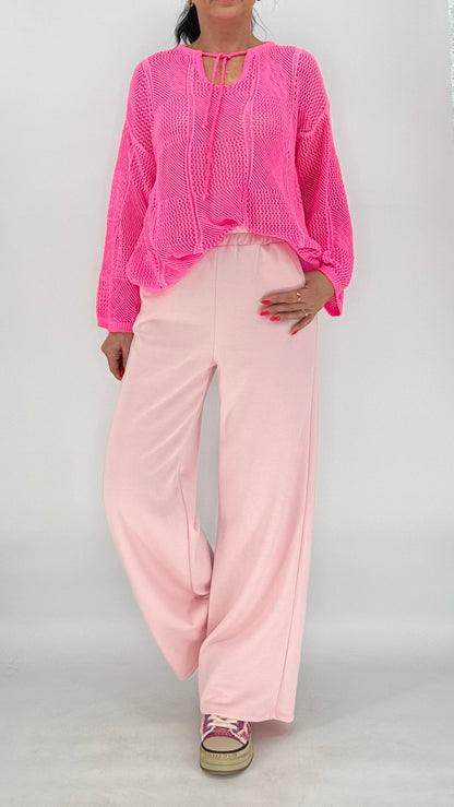 Netz Shirt in neonpink