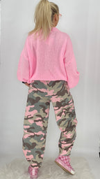 Strickjacke in Pink